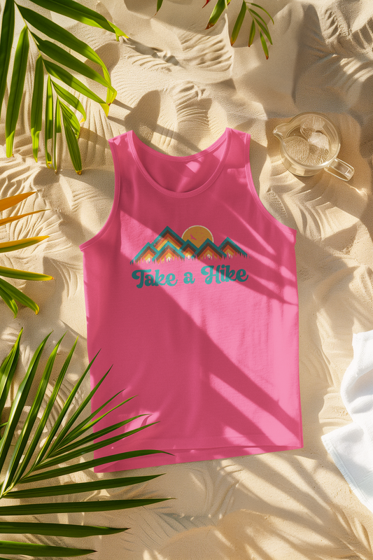 Take a Hike Retro Comfort Colors Tank Top
