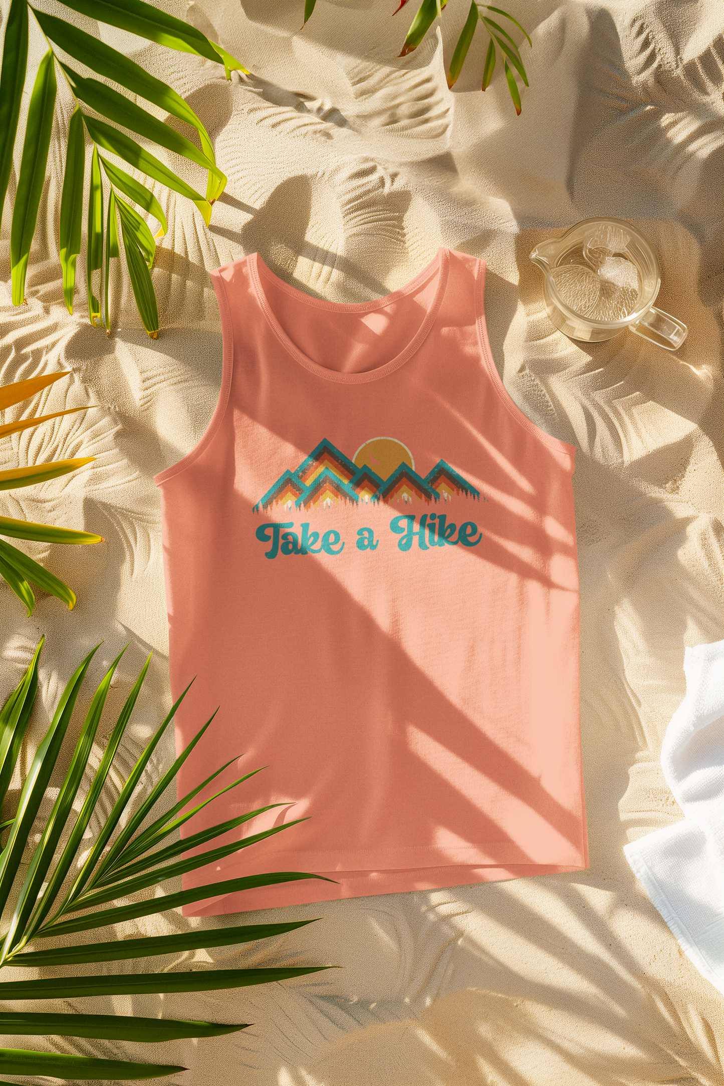 Take a Hike Retro Comfort Colors Tank Top
