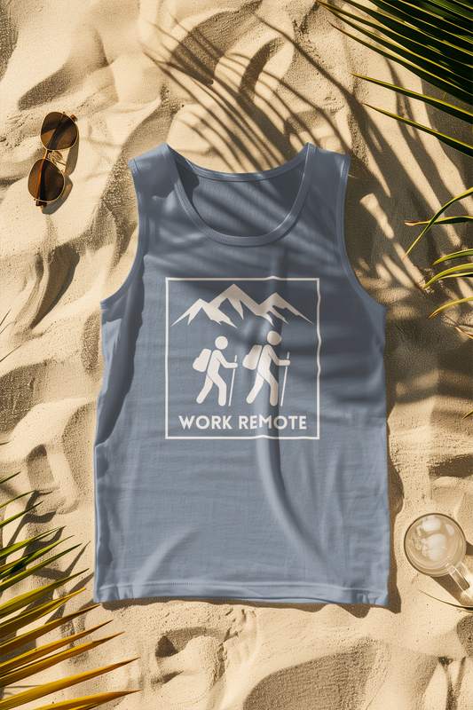 Work Remote Hiking Comfort Colors Tank Top