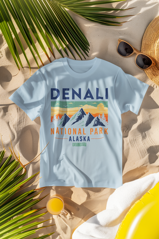 Denali National Park 1917 Retro Comfort Colors T-Shirt