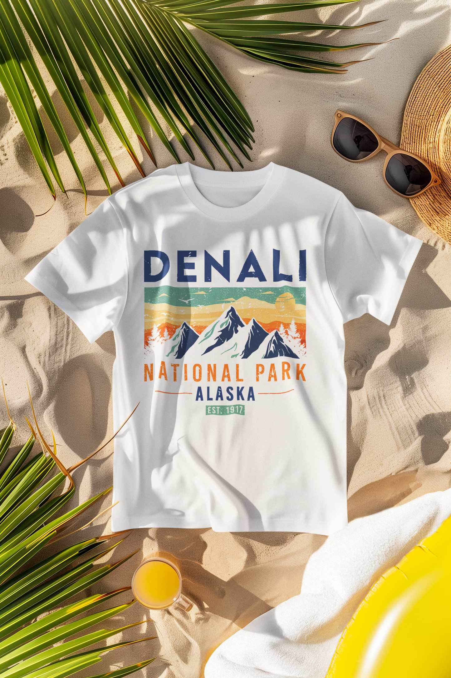 Denali National Park 1917 Retro Comfort Colors T-Shirt