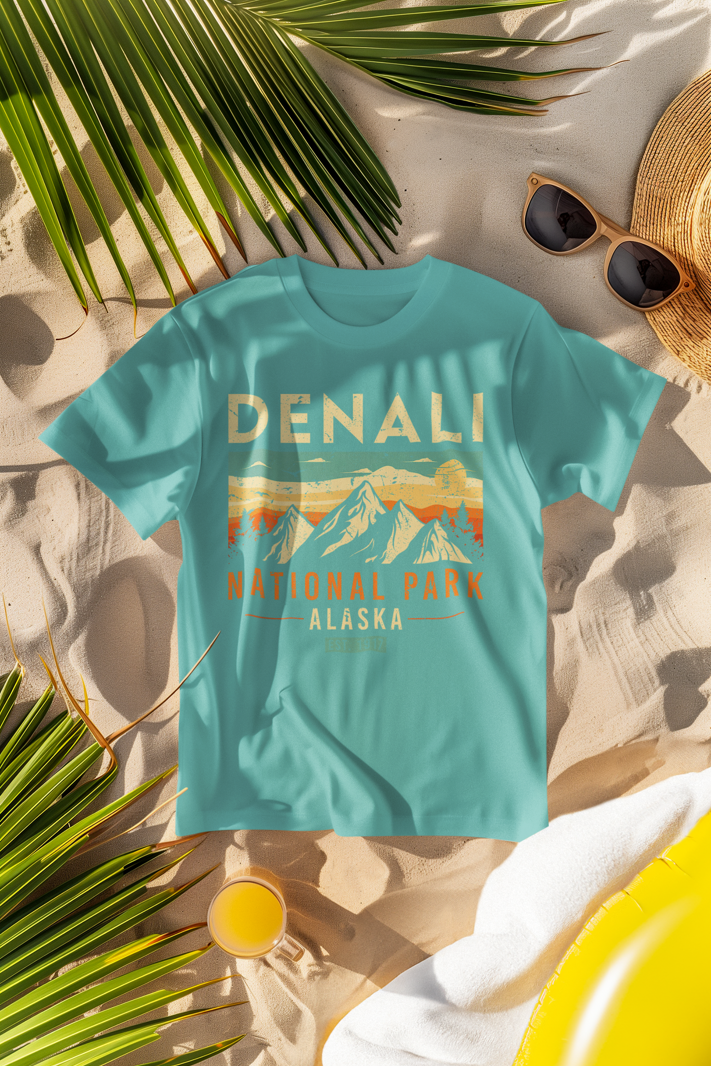 Denali National Park 1917 Retro Comfort Colors T-Shirt