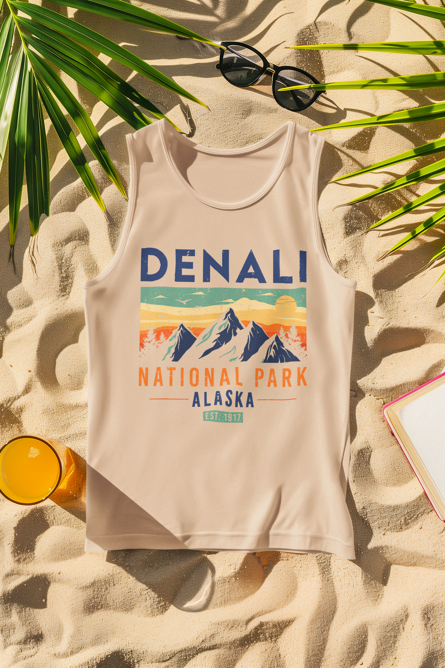 Denali National Park 1917 Retro Comfort Colors Tank Top