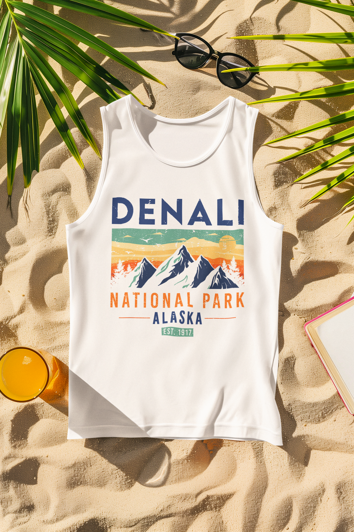 Denali National Park 1917 Retro Comfort Colors Tank Top