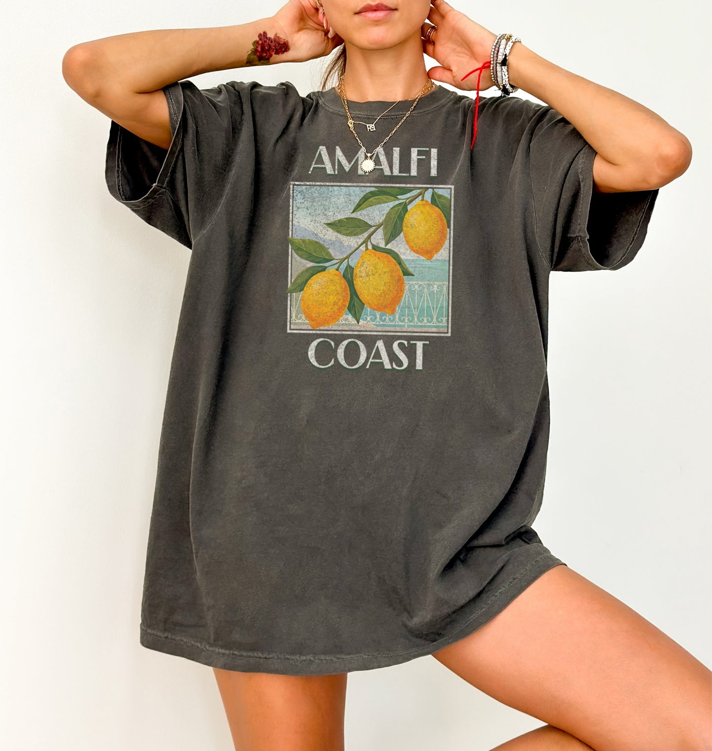 Vintage Amalfi Coast Graphic T-Shirt