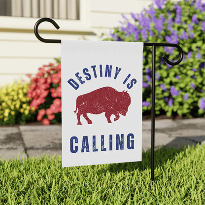Destiny is Calling Buffalo Yard Garden Flag