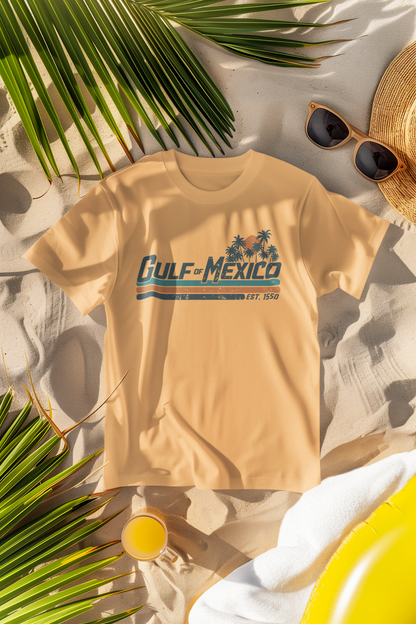 Gulf of Mexico Retro Stripe Comfort Colors T-Shirt