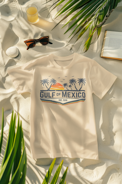Gulf of Mexico Retro Palm Comfort Colors T-Shirt