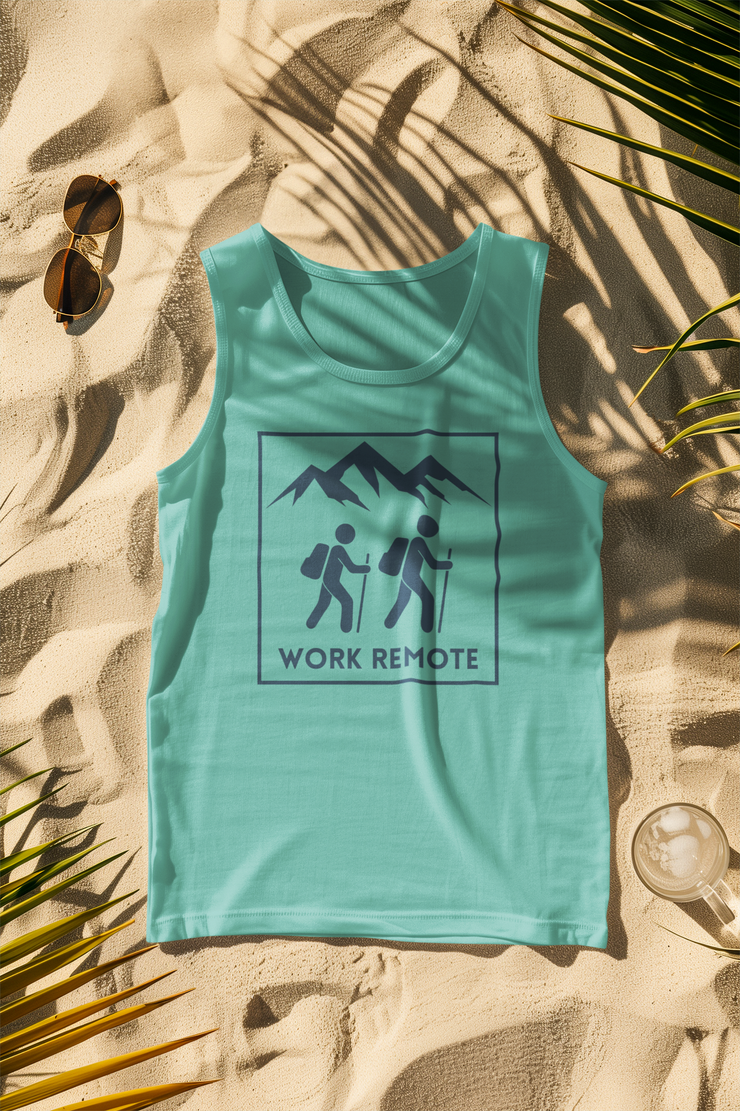 Work Remote Hiking Comfort Colors Tank Top
