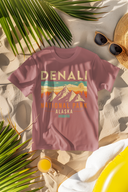Denali National Park 1917 Retro Comfort Colors T-Shirt