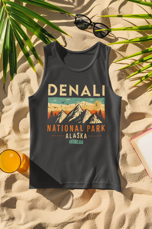 Denali National Park 1917 Retro Comfort Colors Tank Top