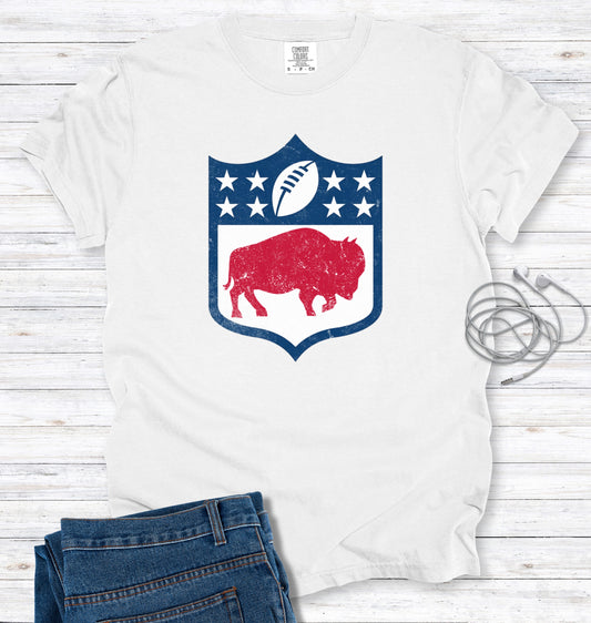 Vintage Buffalo National Football Distressed T-shirt