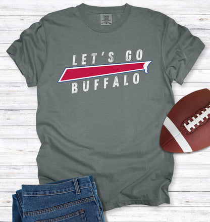 Buffalo Red Stripe "Let's Go Buffalo" T-Shirt