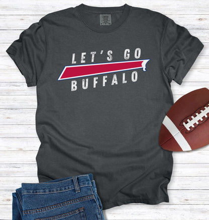 Buffalo Red Stripe "Let's Go Buffalo" T-Shirt