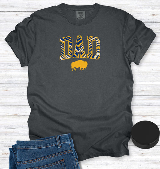 Buffalo Hockey DAD Blue and Gold T-Shirt