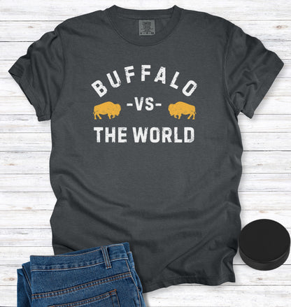 Buffalo Vs The World Blue and Gold T-Shirt