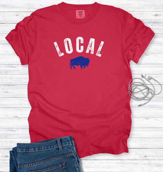 LOCAL Buffalo Vintage Distressed Graphic T-Shirt