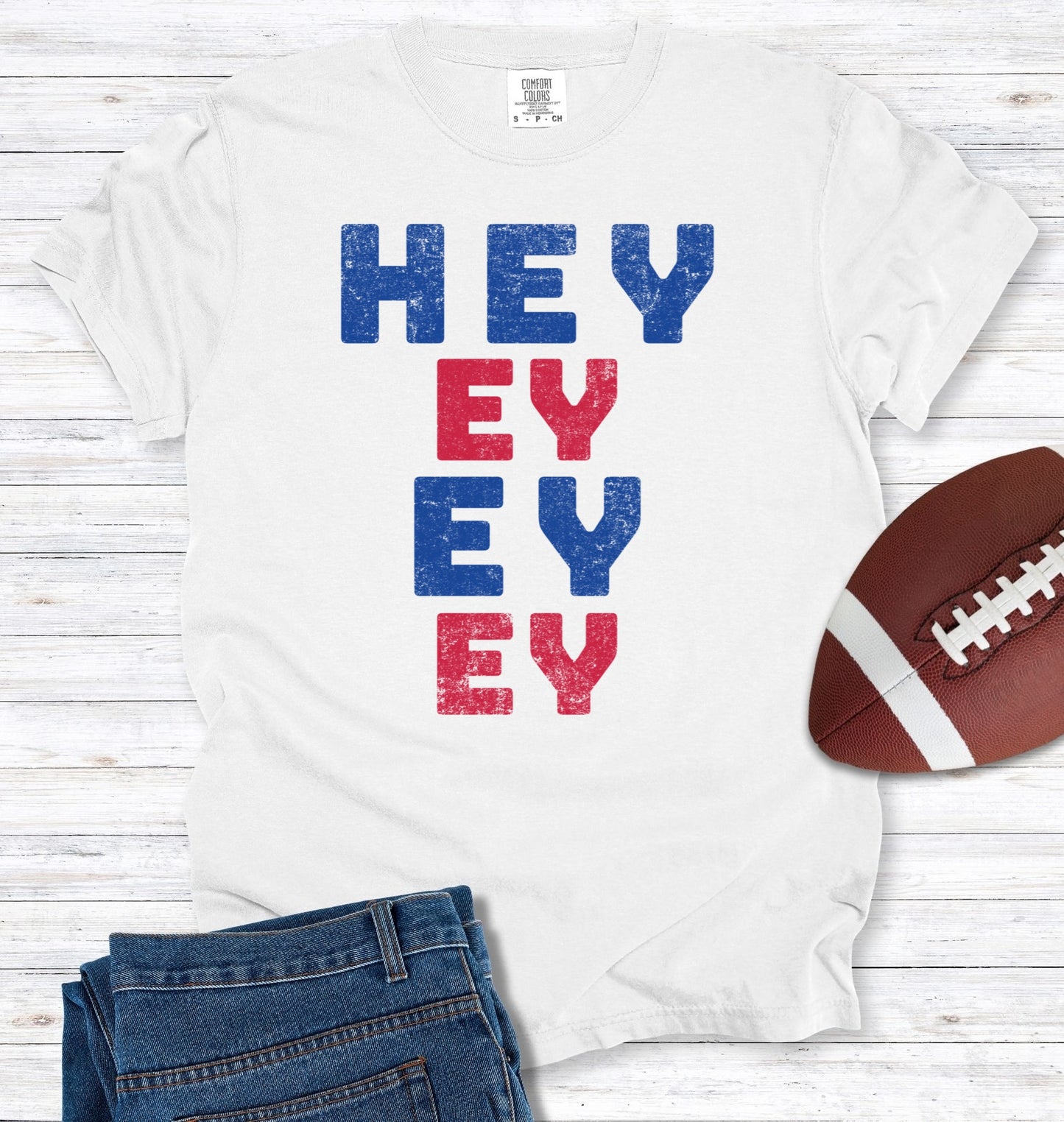 Vintage Style Buffalo Shout Song HEY Ey EY Ey Graphic T-Shirt