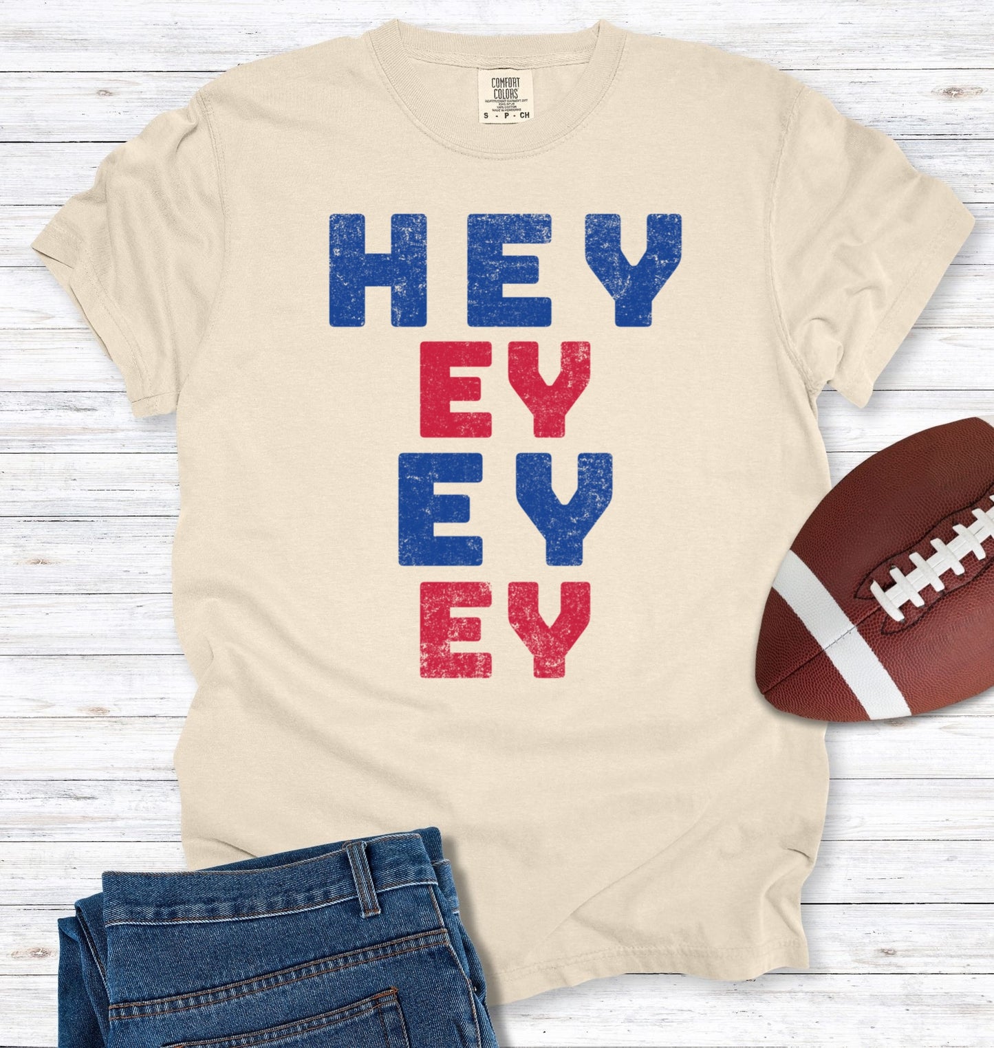 Vintage Style Buffalo Shout Song HEY Ey EY Ey Graphic T-Shirt