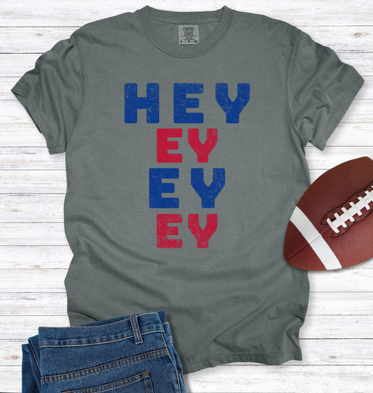 Vintage Style Buffalo Shout Song HEY Ey EY Ey Graphic T-Shirt