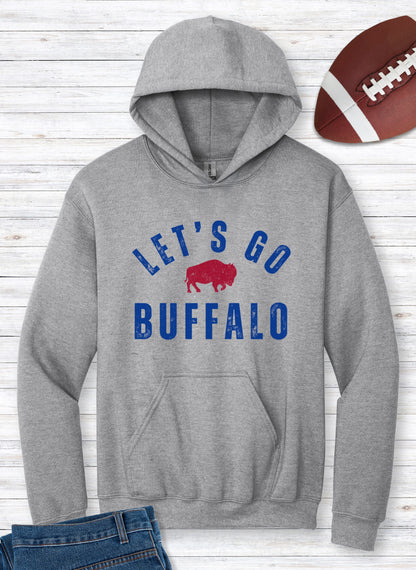 Vintage Let's Go Buffalo Hoodie