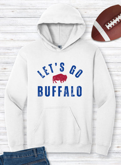 Vintage Let's Go Buffalo Hoodie