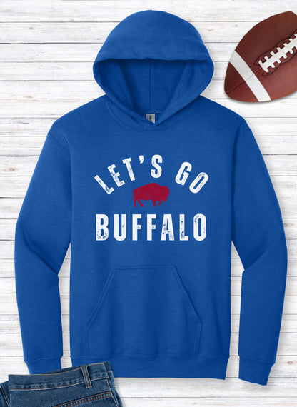 Vintage Let's Go Buffalo Hoodie