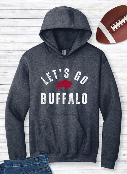 Vintage Let's Go Buffalo Hoodie