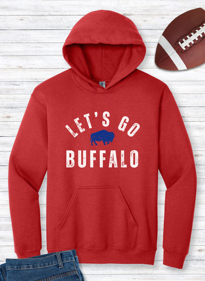 Vintage Let's Go Buffalo Hoodie