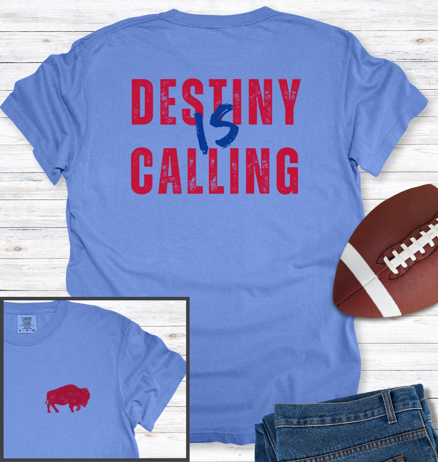 Destiny is Calling Front and Back Design T-Shirt