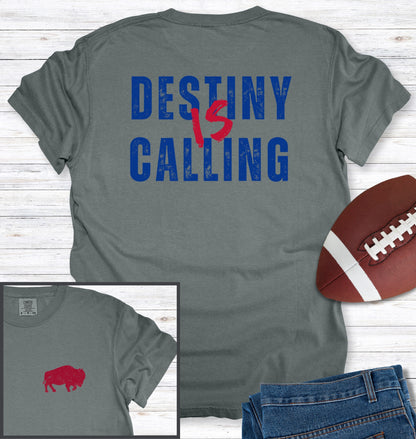 Destiny is Calling Front and Back Design T-Shirt