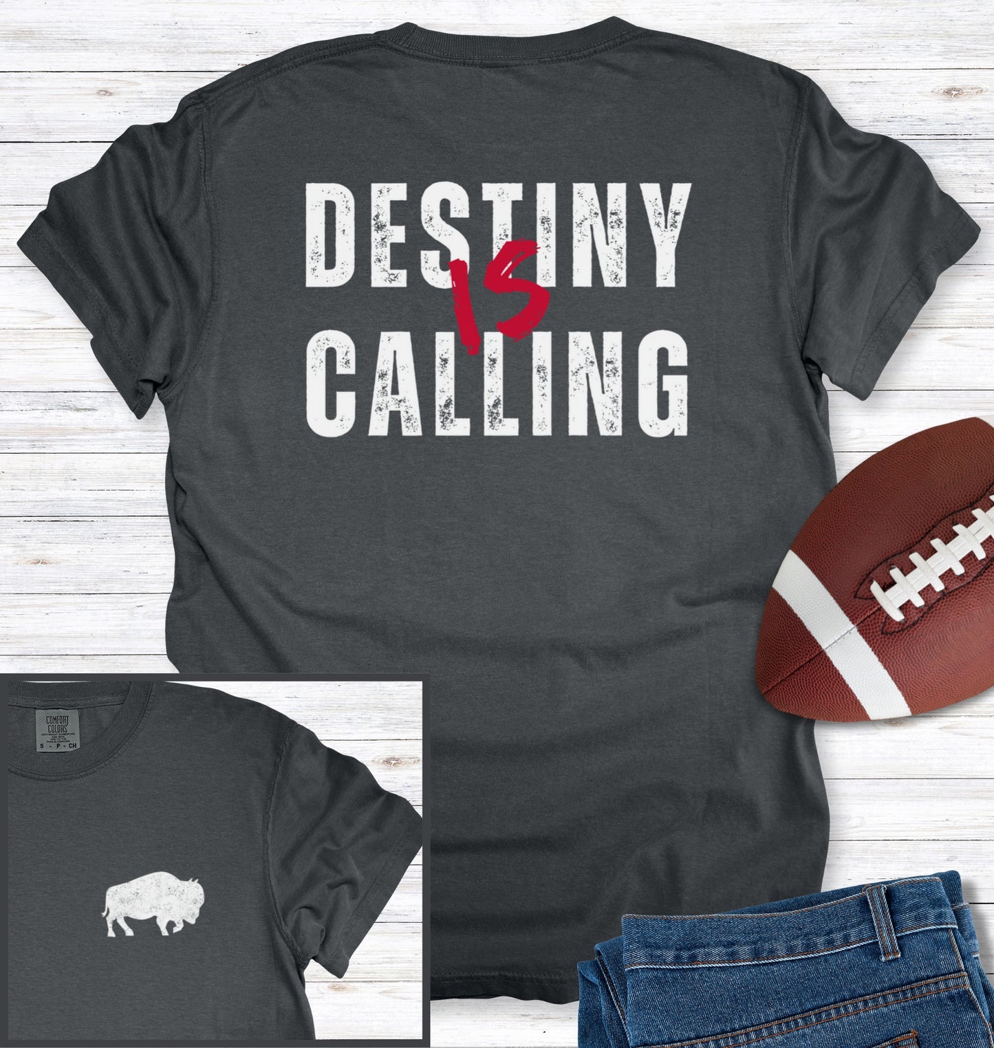 Destiny is Calling Front and Back Design T-Shirt