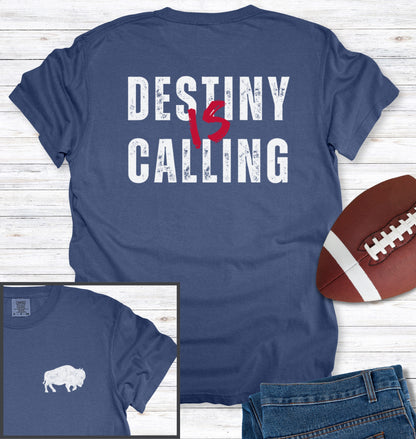 Destiny is Calling Front and Back Design T-Shirt