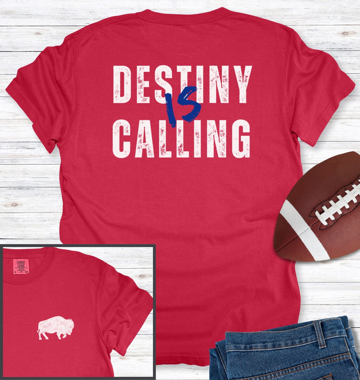 Destiny is Calling Front and Back Design T-Shirt