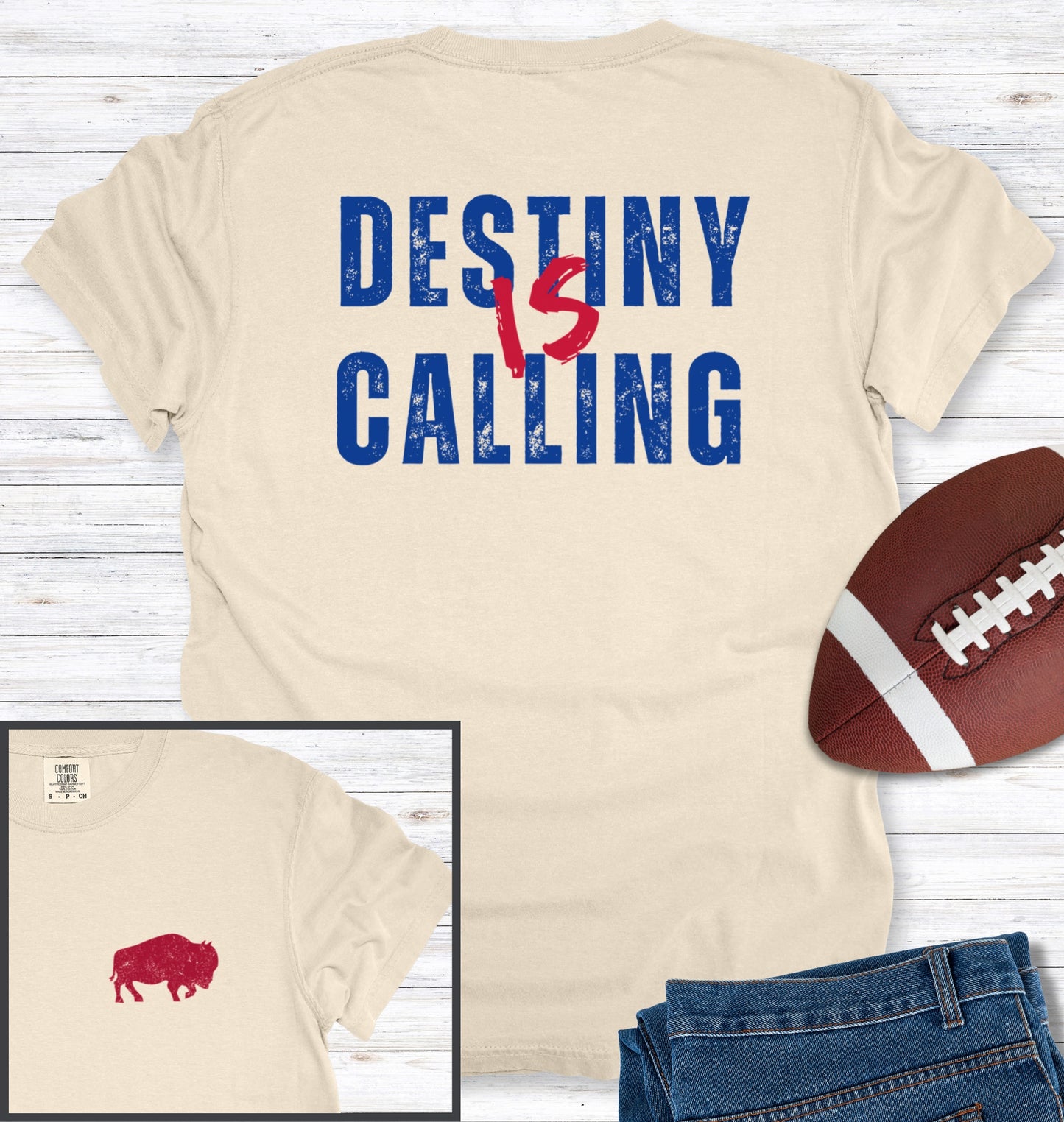Destiny is Calling Front and Back Design T-Shirt