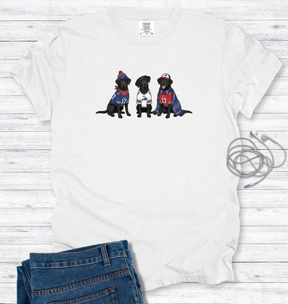 Black Labs are Buffalo Fans T-shirt