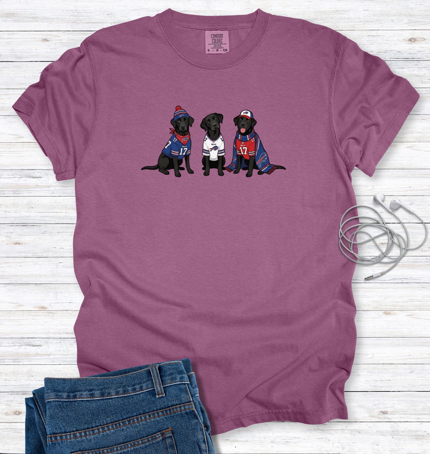 Black Labs are Buffalo Fans T-shirt