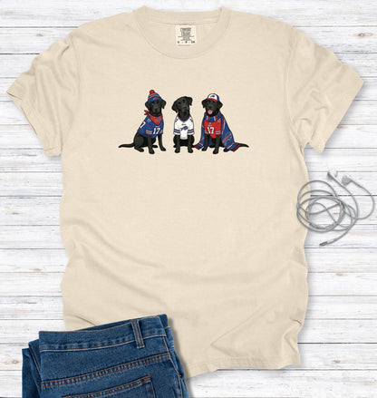 Black Labs are Buffalo Fans T-shirt