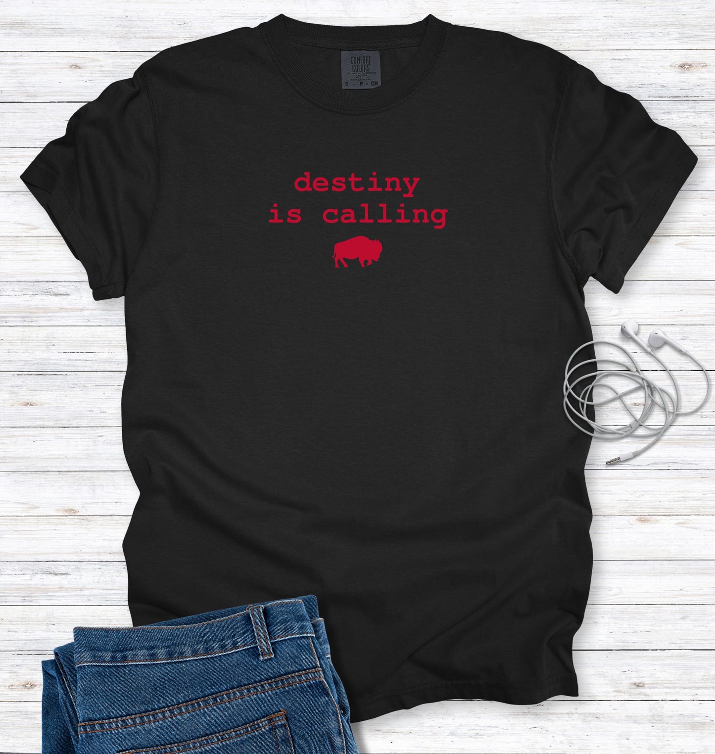 Destiny is Calling Understated Buffalo T-shirt