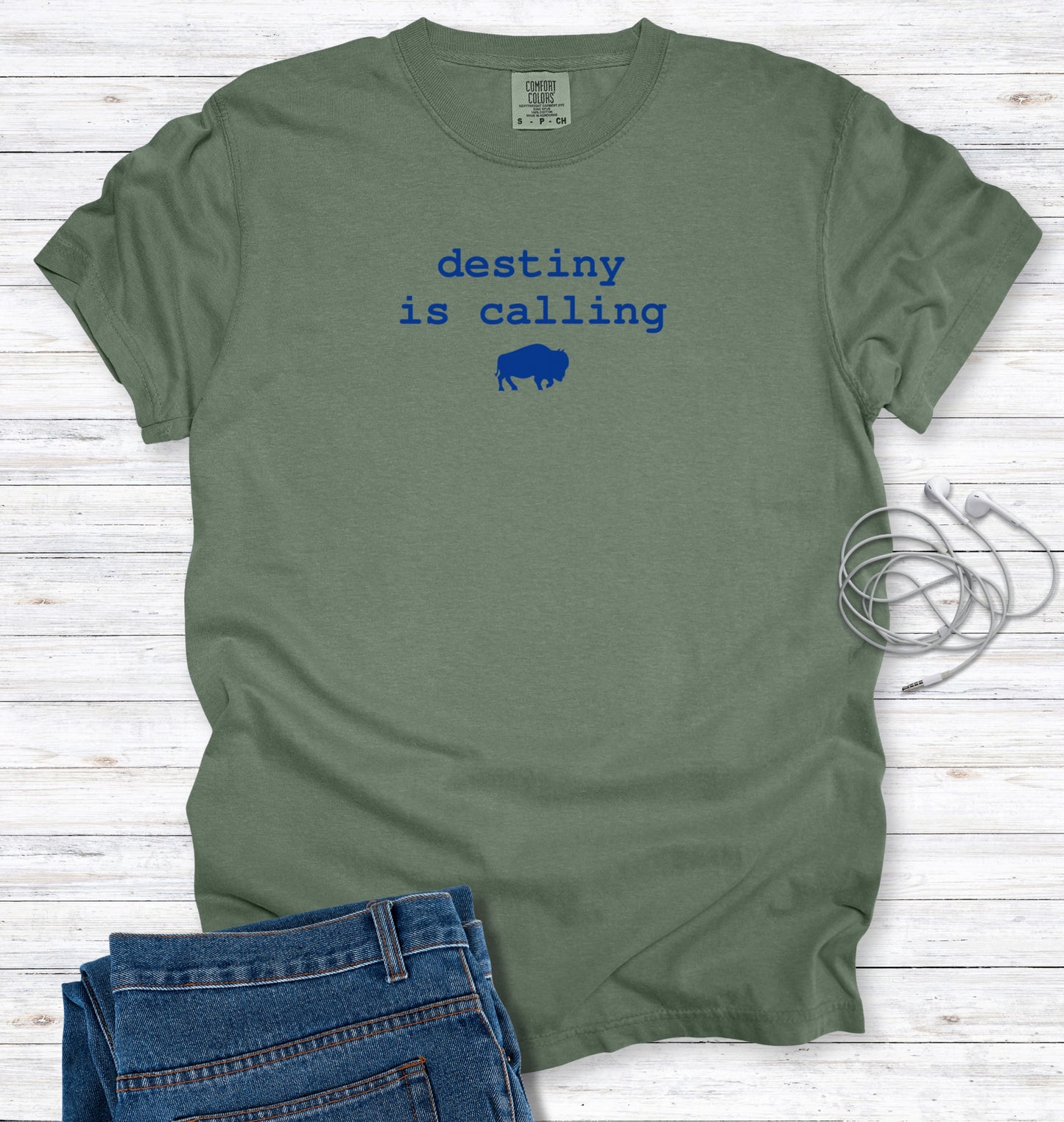 Destiny is Calling Understated Buffalo T-shirt
