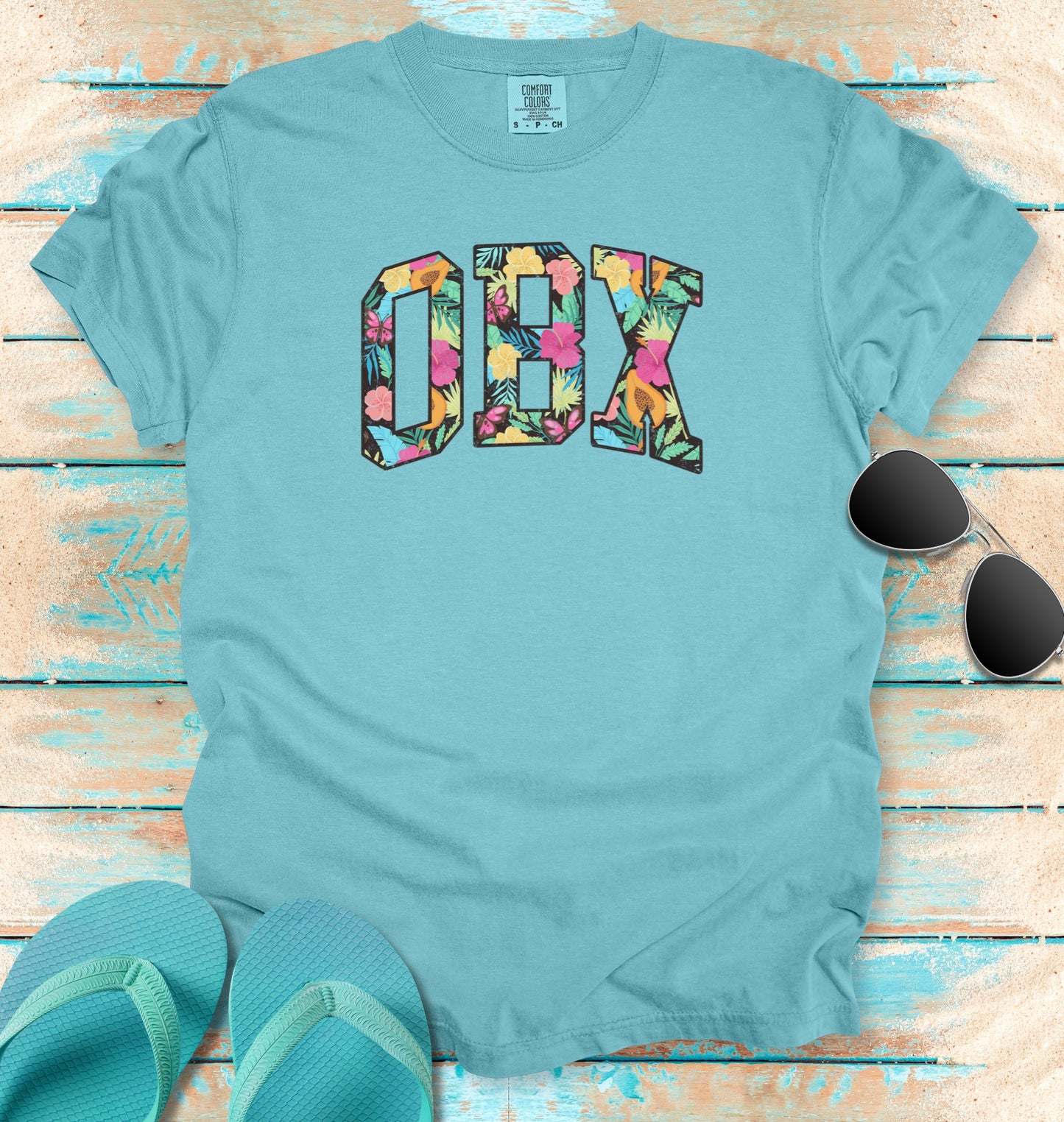 OBX Outer Banks Vintage Tropical T-shirt