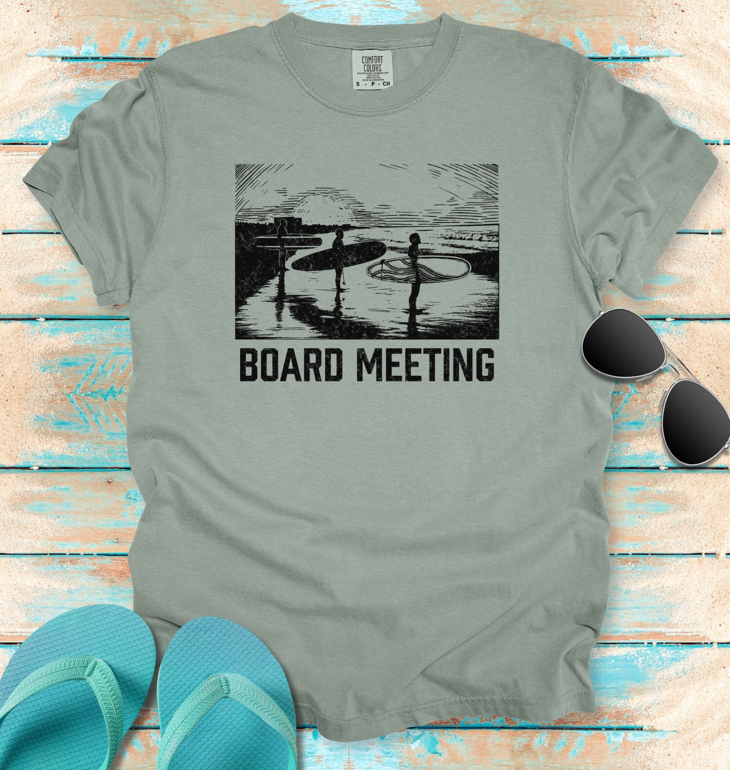 Board Meeting Surf Graphic T-Shirt