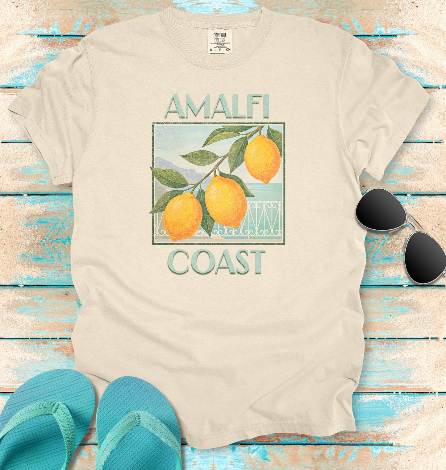 Vintage Amalfi Coast Graphic T-Shirt
