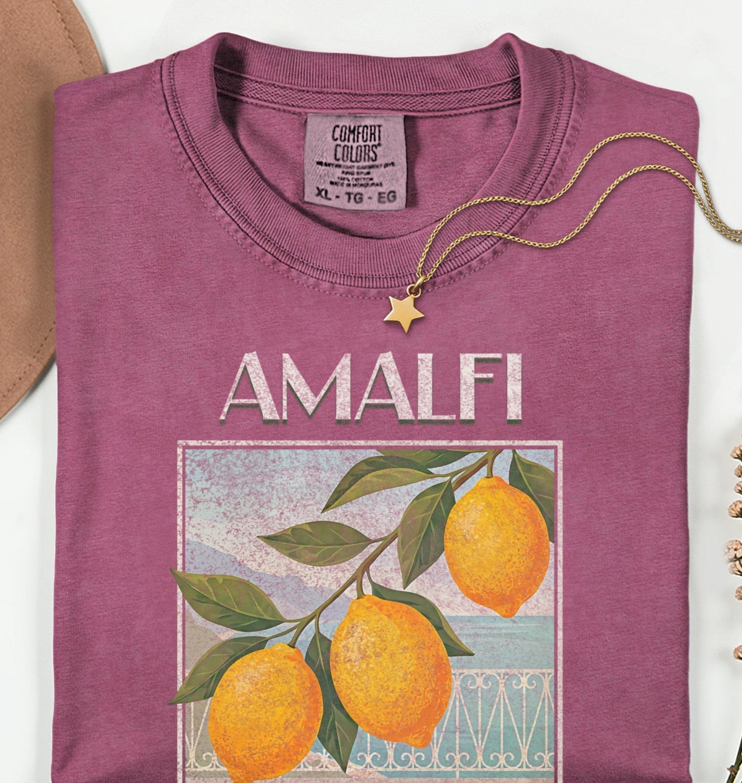 Vintage Amalfi Coast Graphic T-Shirt