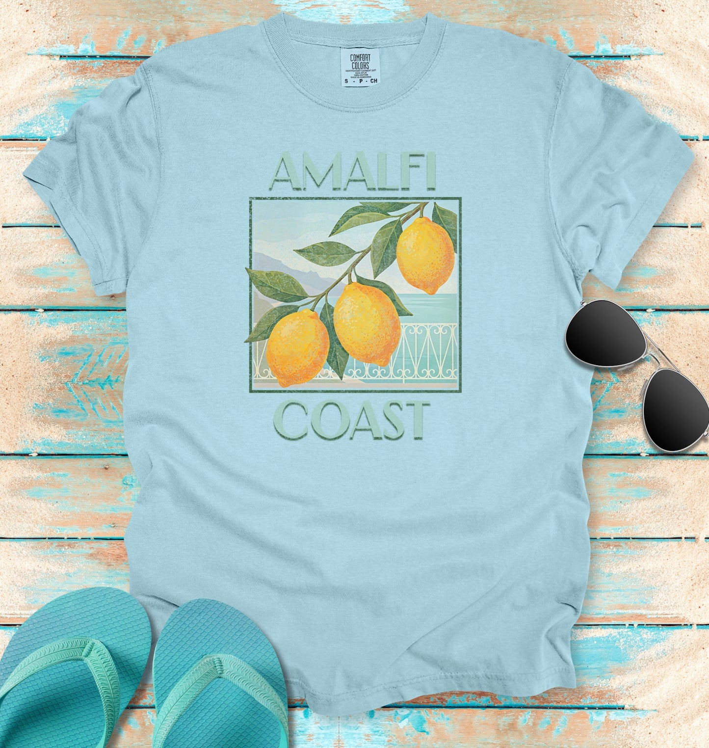 Vintage Amalfi Coast Graphic T-Shirt