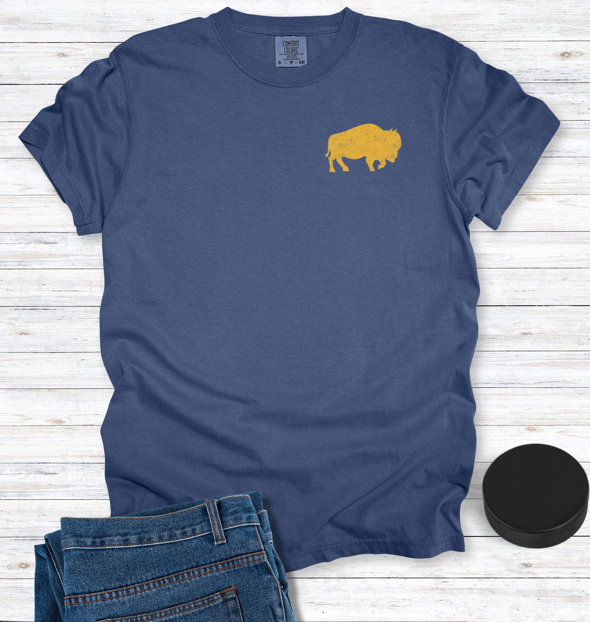 Subtle Gold or Navy Buffalo