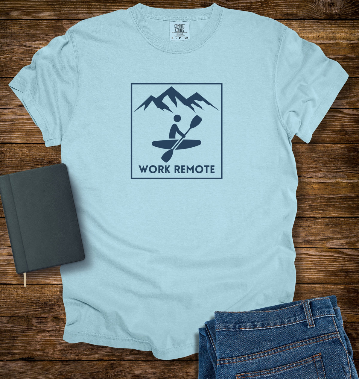 Kayaking Work Remote T-shirt