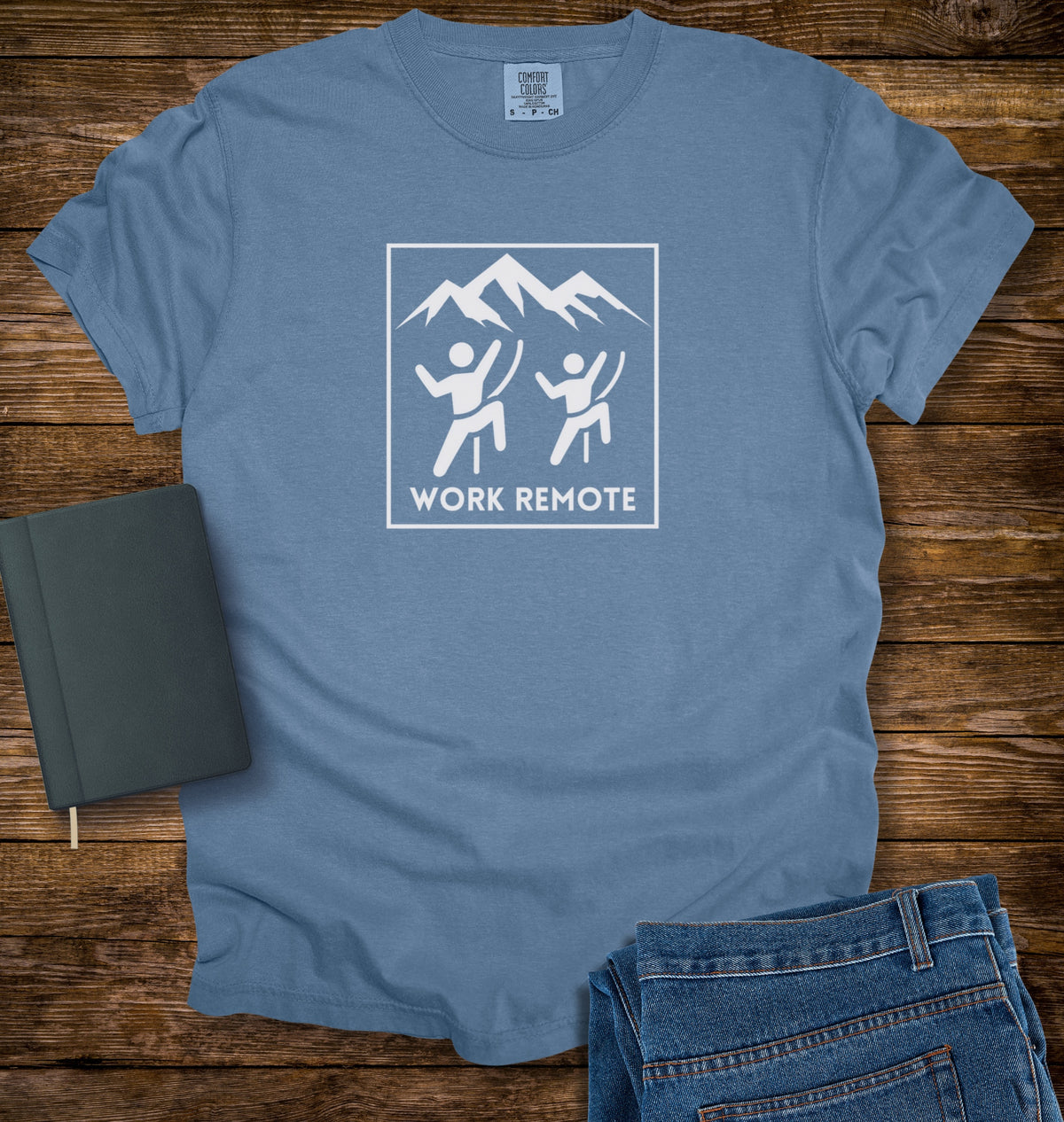 Rock Climbing Work Remote T-shirt