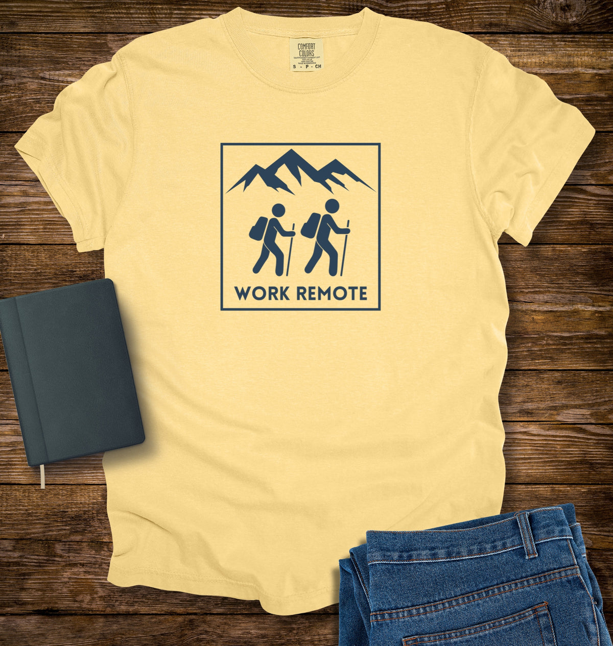 Hiking Trail Work Remote T-shirt