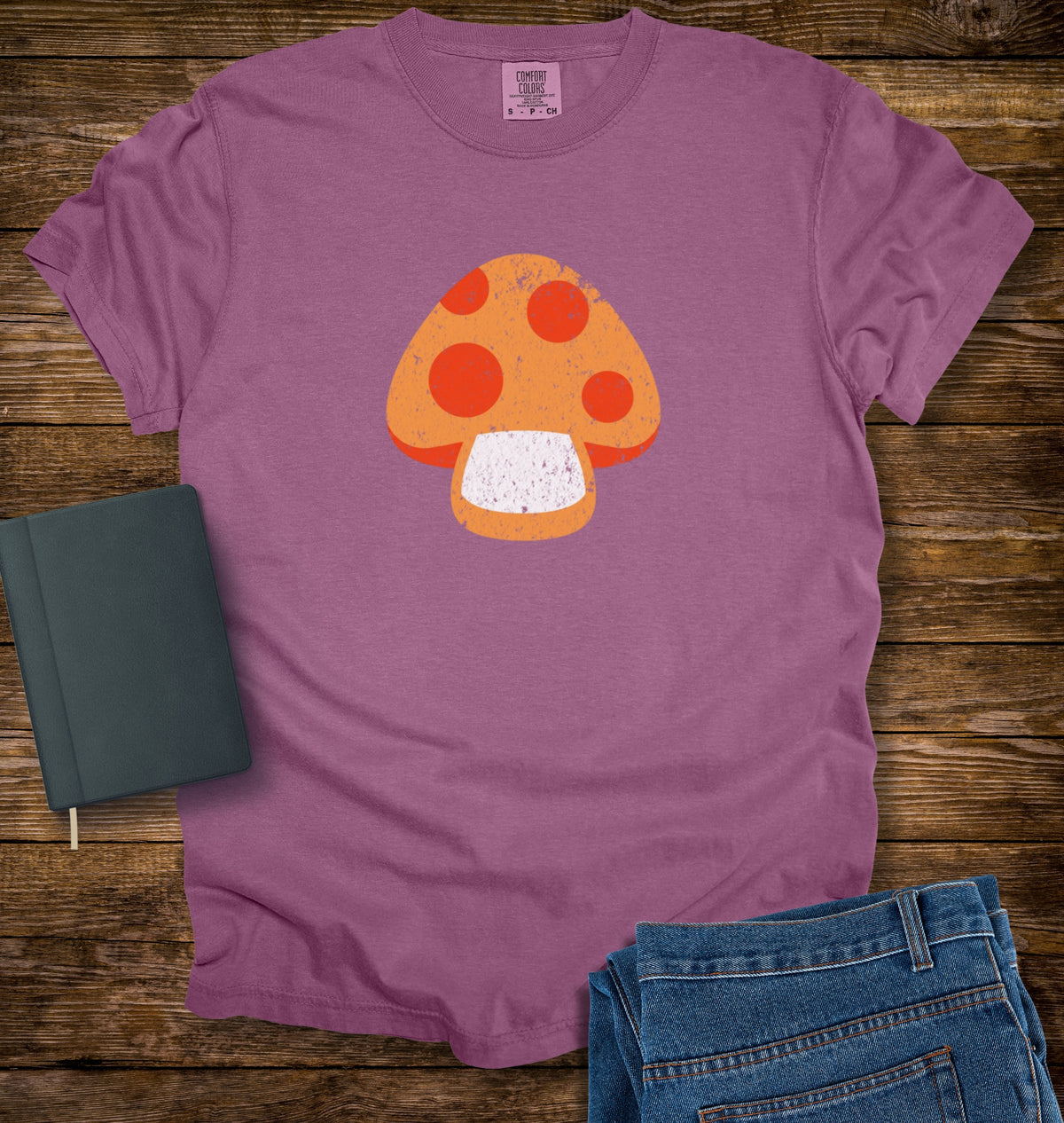 Retro Mario Mushroom T-Shirt